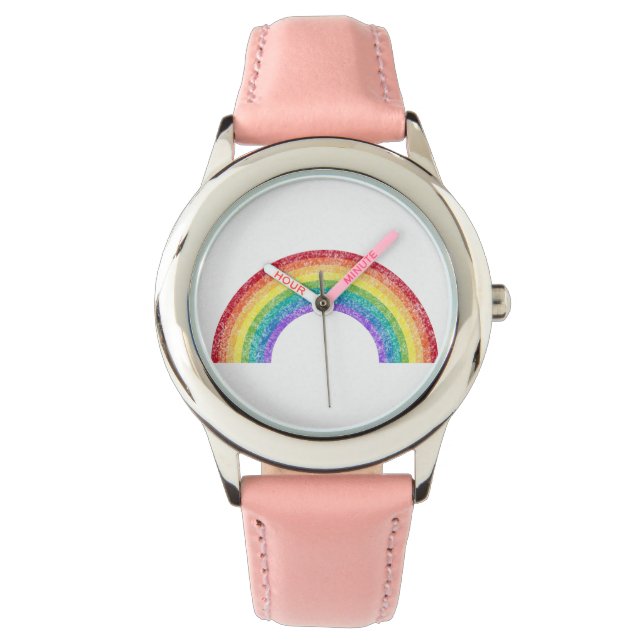 CUSTOM CHALKBOARD RAINBOW WATCH (Front)