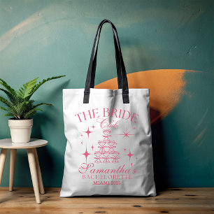 Custom Champagne Tower Bride Club Tote Bag
