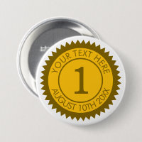 Custom champion winner button for 1st place