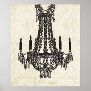 Custom Chandelier Poster
