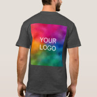 Custom Charcoal Heather Colour Template Upload Log