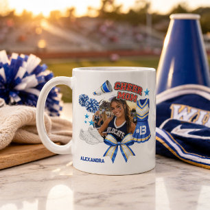 Custom Cheer Mum Photo Sports Pride Coffee Mug