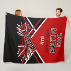 Custom -  Cheerleader 📣 - Red, Black & White