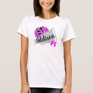 Custom Cheerleader Shirt in Cheer Magaphone
