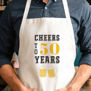 Custom Cheers Milestone Birthday Standard Apron