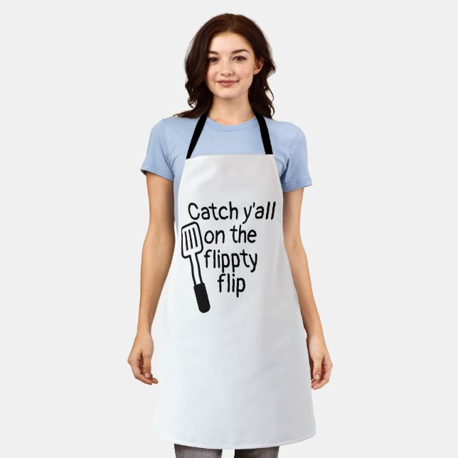Custom Chef Apron - Personalised Name Cooking (Worn)