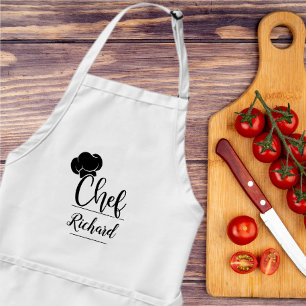 Custom Chef Name Kitchen Gift for Men & Women Standard Apron