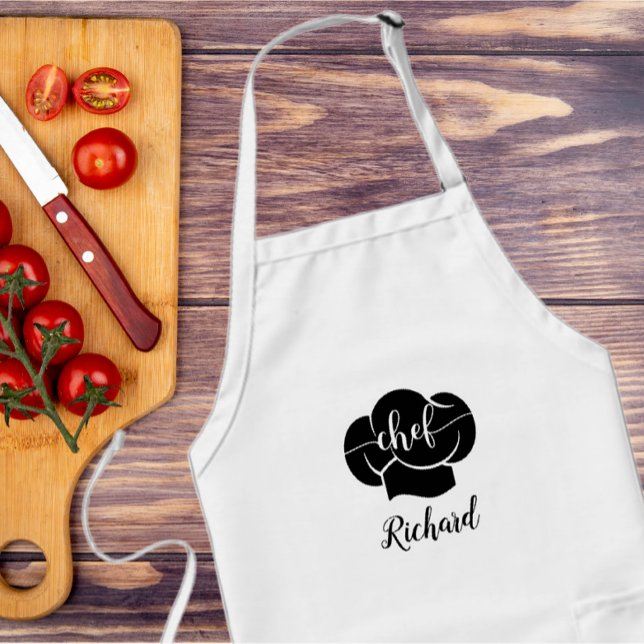 Custom Chef Name Kitchen Gift for Men & Women Standard Apron (Creator Uploaded)