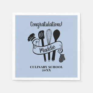 Custom Chef Utensil Cooking School  Napkin