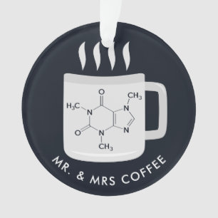Custom Chemistry Lab Technicians Coffee Lovers Ornament