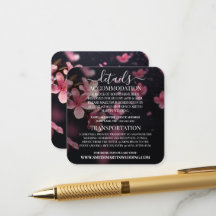 Custom Cherry Blossoms Details