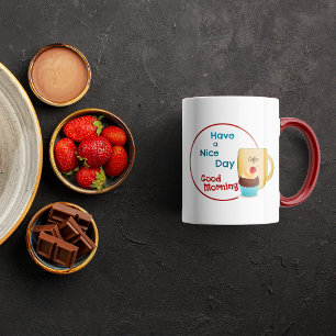 Custom cherry cupcake Coffee Mug