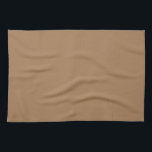 Custom Chic Light Brown Solid Colour Blank Templat Tea Towel<br><div class="desc">Custom Make Your Own Upload Add Your Monogram Initial Photo or Logo Text Name Elegant Modern Cute Kitchen & Dining / Table & Kitchen Linens/ Blank Template Trendy Light Brown Solid Colour Kitchen Towel.</div>