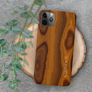 Custom Chic Stylish Retro Woodgrain Pattern