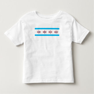 custom chicago flag graphic. toddler tee