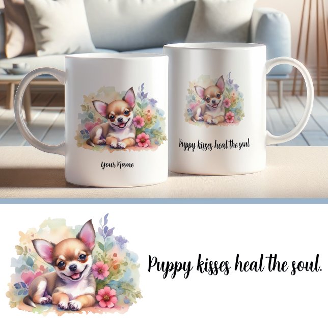 Custom Chihuahua Mug with Inspirational Quote (Creator Uploaded)