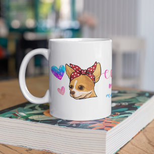 Custom Chihuahua Mum Cute Mother's Day Dog Lover Coffee Mug