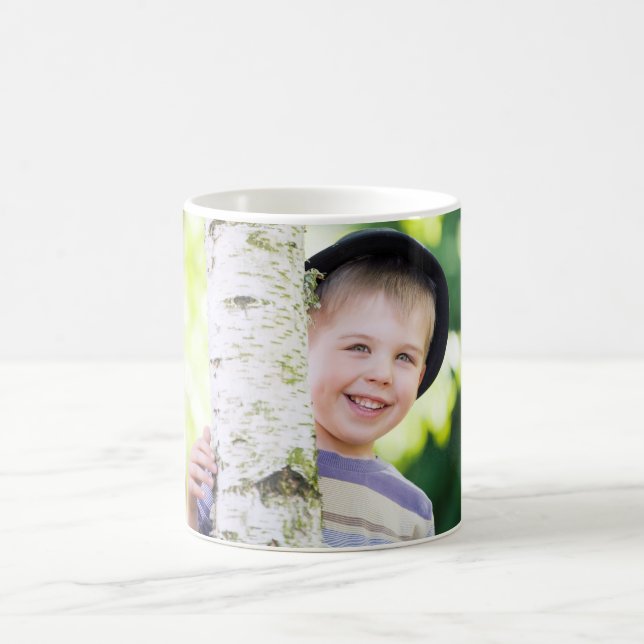 Custom Child Family Pet Photo Mug (Center)
