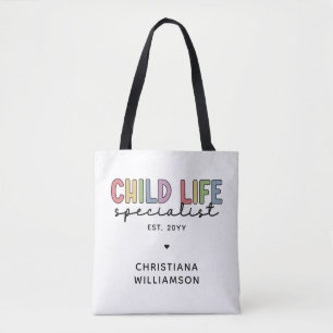 Custom Child Life Specialist CCLS Gift Tote Bag