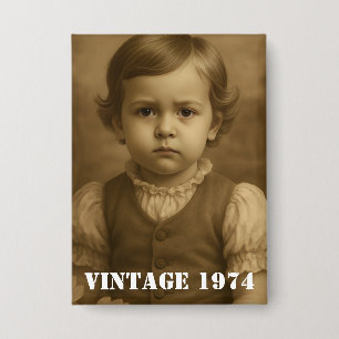 Custom Childhood Photo & Year Vintage Personalized