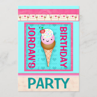 Custom Children's Birthday Party Invitation