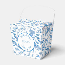 Custom Chinese Cuisine Ink Drawing Take-out Box