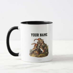 Custom Chipping Squirrel Gifts Two-Tone Coffee  Mug