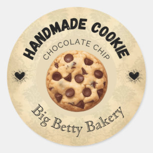 Custom Chocolate Chip Cookie Labels Personalised