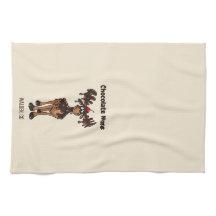 Custom Chocolate Moose Woodland Cabin Humour