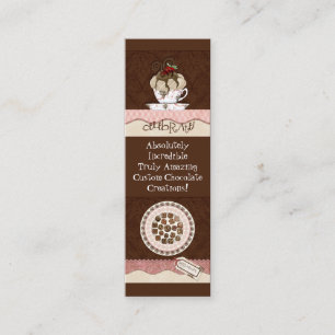 Custom Chocolate Sweet Shoppe Business Cards