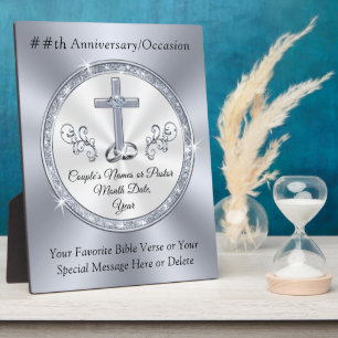 Custom, Christian Anniversary Gifts, ANY Occasion Plaque