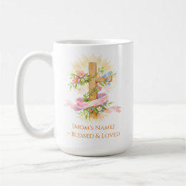 Custom Christian Mother’s Day Cross Mug