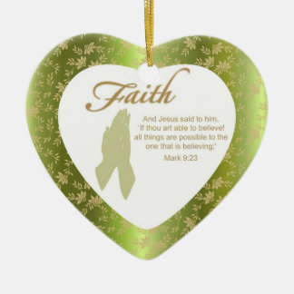 Custom Christian Ornaments - Heart