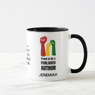 Custom Christian PROUD BLACK PUBLISHEFD AUTHOR  Mug