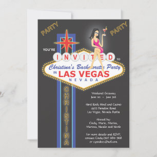 Custom Christina Girls Night Out Invitation