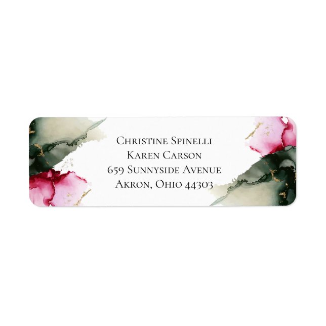 Custom Christine - Label Return Address Label (Front)