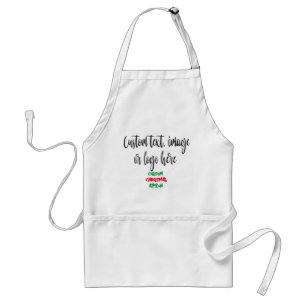 Custom Christmas Apron, Create Create White Pocket Standard Apron