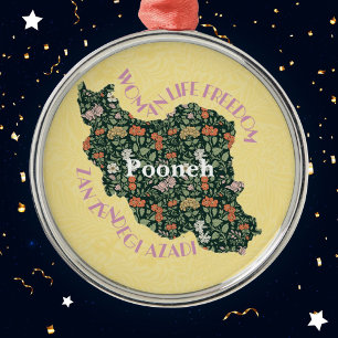 Custom Christmas Bulk Gifts for Women Feminists Metal Ornament