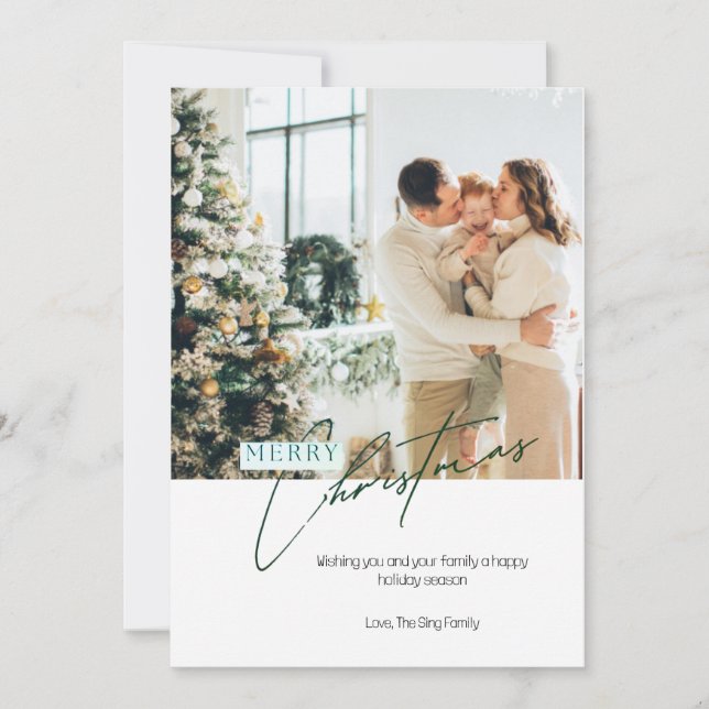 Custom Christmas Card (Front)