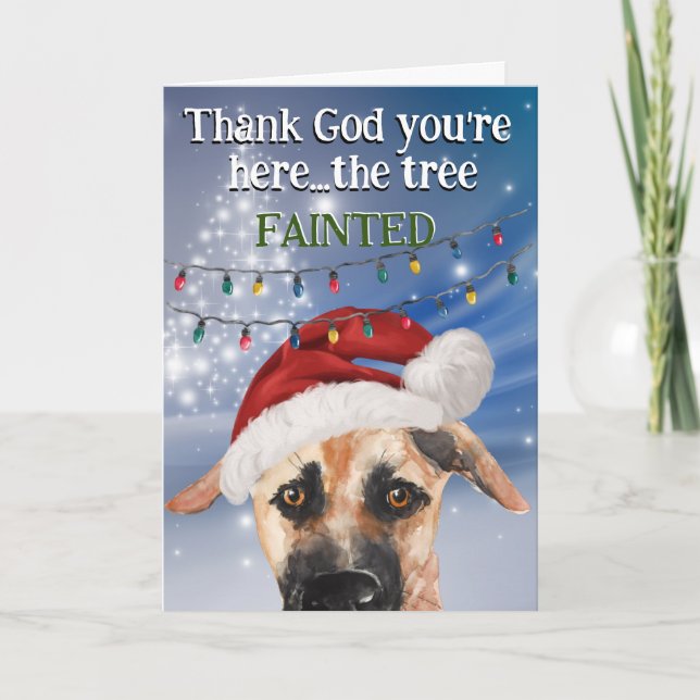 Custom Christmas card from your Chinook (Front)