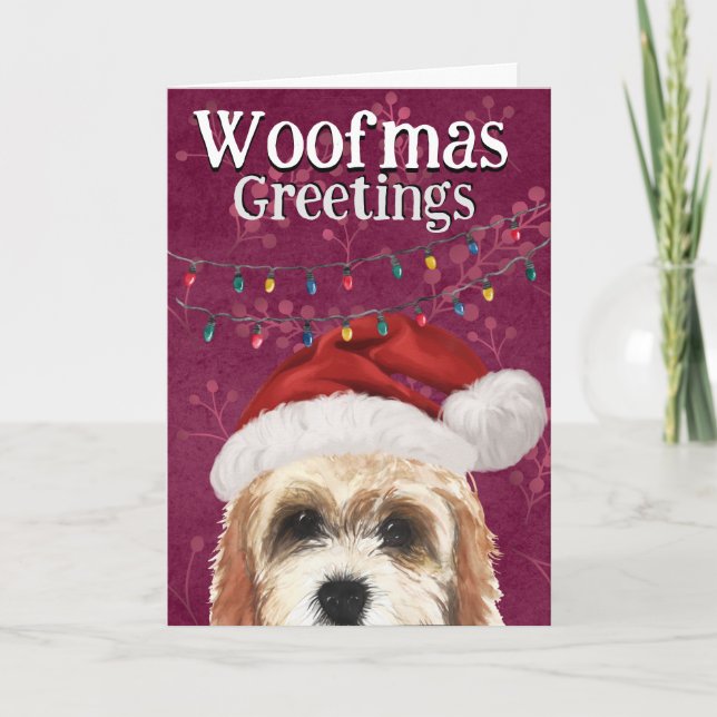 Custom Christmas card from your Cockapoo (Front)
