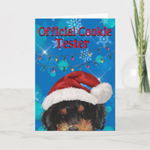 Custom Christmas card from your Miniature Poodle