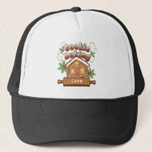 Custom Christmas Cookie Baking Gingerbread House Trucker Hat