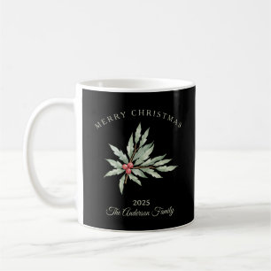 Custom Christmas cranberry rich nature stylish Coffee Mug