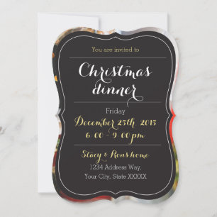 Custom Christmas Dinner Invite