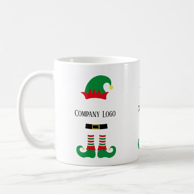 Custom Christmas Elf Mug (Left)