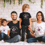 Custom Christmas Family Beach Vacation Matching T-Shirt<br><div class="desc">Elevate your holiday escape with our Custom Christmas Family Beach Vacation Matching T-shirts! Ideal for family getaways, these shirts can be customised with your family name, beach destination, and the year. Whether you're celebrating in Hawaii or any other tropical paradise, these matching shirts will bring a festive touch to your...</div>