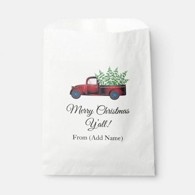 Custom Christmas Favour Bags (Front)