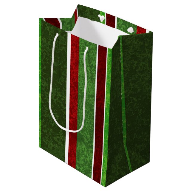 Custom Christmas Gift Medium Gift Bag (Front Angled)
