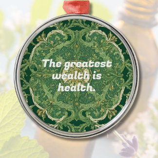 Custom Christmas Gifts for Massage Therapists Metal Ornament